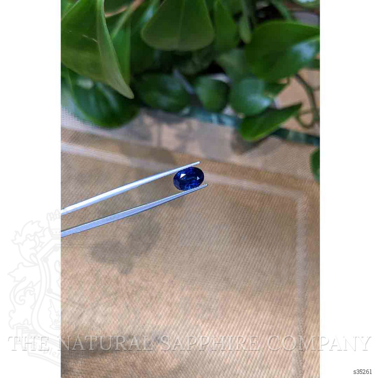 2.91 Ct. Blue Sapphire from Ceylon (Sri Lanka)