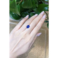 3.09 Ct. Blue Sapphire from Ceylon (Sri Lanka) Life Style