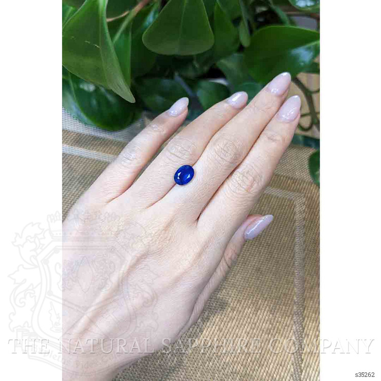 3.09 Ct. Blue Sapphire from Ceylon (Sri Lanka)