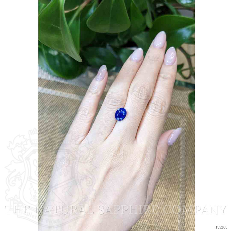 2.68 Ct. Blue Sapphire from Ceylon (Sri Lanka)