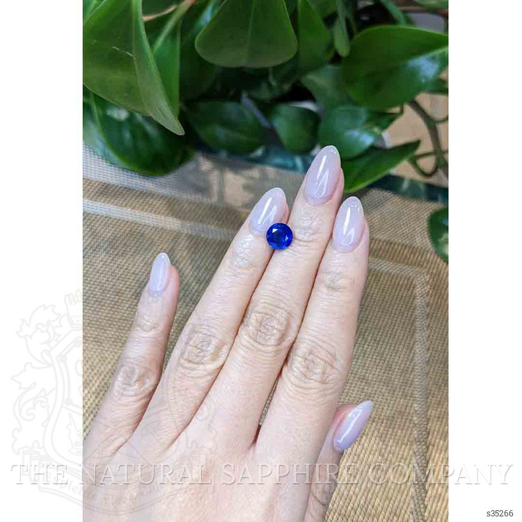 2.41 Ct. Blue Sapphire from Ceylon (Sri Lanka)