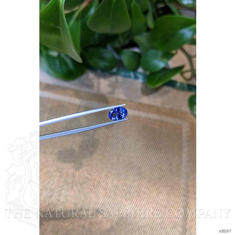 3.11 Ct. Blue Sapphire from Ceylon (Sri Lanka)