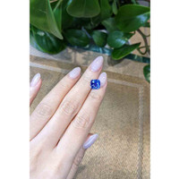 3.73 Ct. Blue Sapphire from Ceylon (Sri Lanka) Life Style
