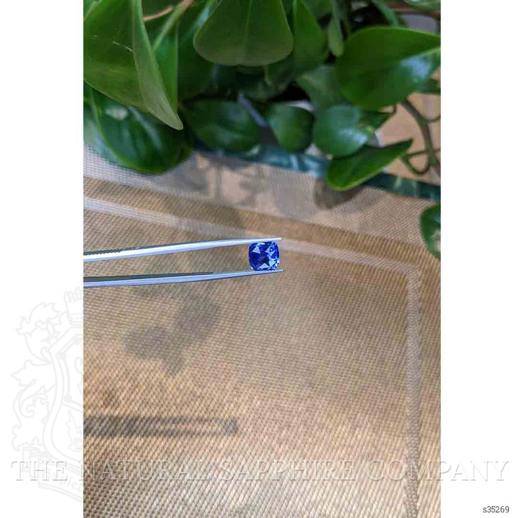 3.73 Ct. Blue Sapphire from Ceylon (Sri Lanka)