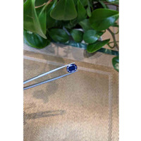 4.71 Ct. Blue Sapphire from Thailand Life Style
