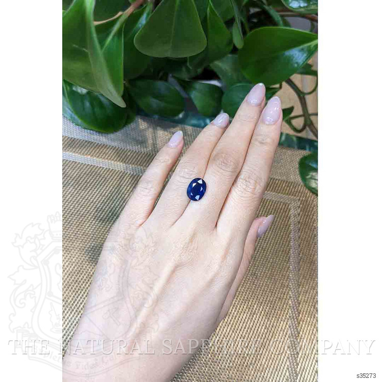 4.57 Ct. Blue Sapphire from Thailand