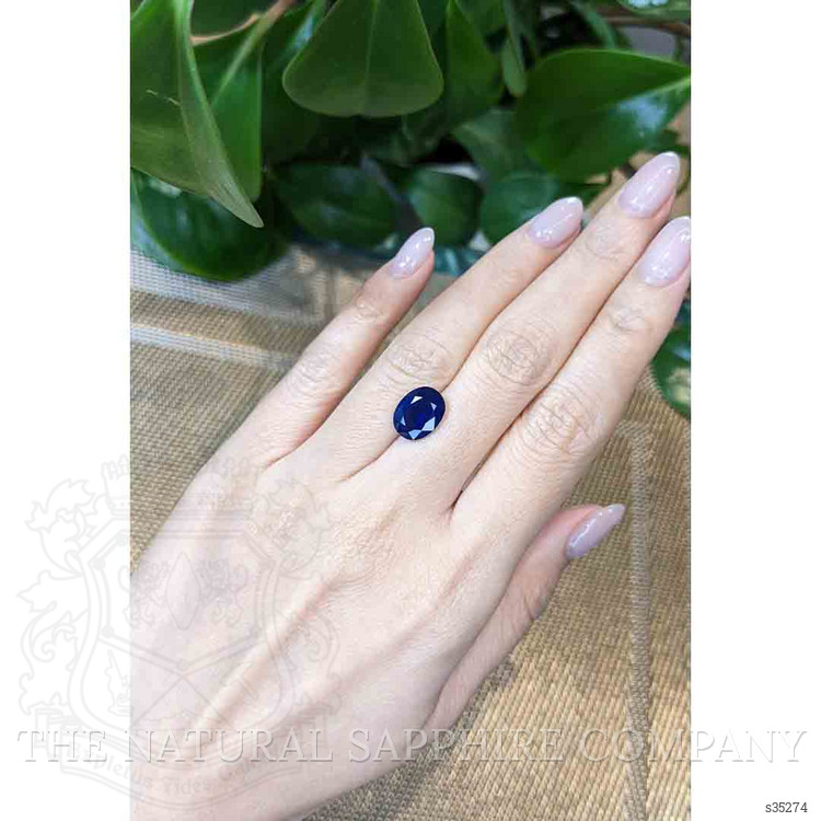 4.33 Ct. Blue Sapphire from Thailand