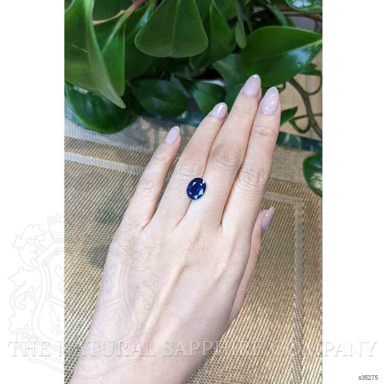 3.64 Ct. Blue Sapphire from Thailand