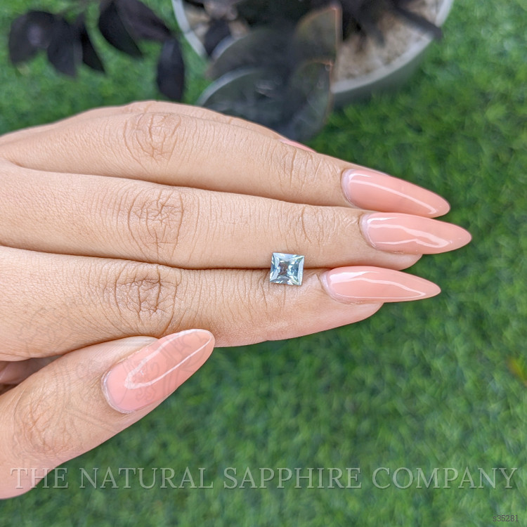 1.33 Ct. Greenish Blue Sapphire from Madagascar