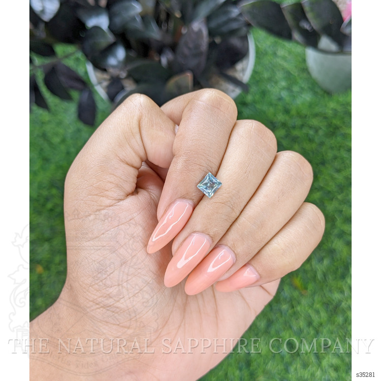 1.33 Ct. Greenish Blue Sapphire from Madagascar