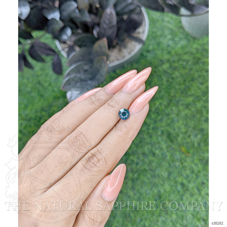 1.03 Ct. Bluish Green Sapphire from Madagascar