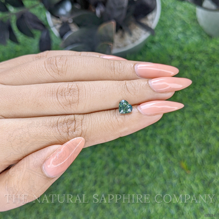 1.36 Ct. Bluish Green Sapphire from Madagascar