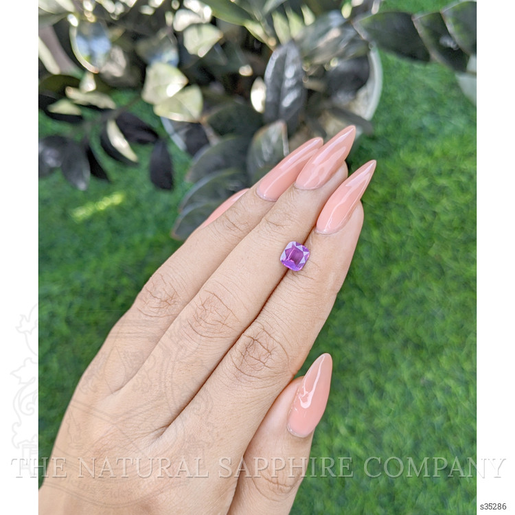 1.05 Ct. Pinkish Purple Sapphire from Madagascar