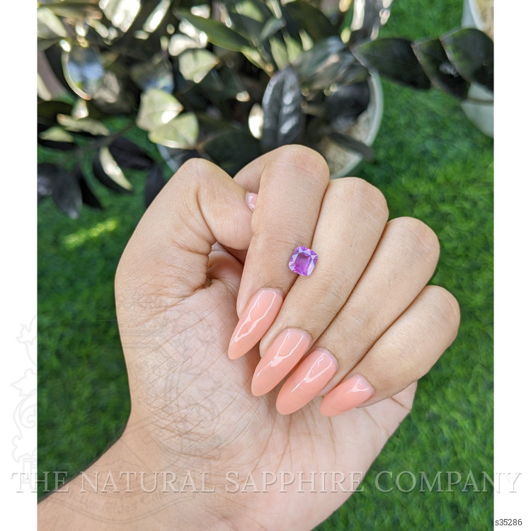 1.05 Ct. Pinkish Purple Sapphire from Madagascar
