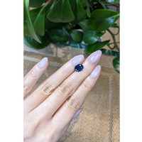 2.53 Ct. Blue Sapphire from Thailand Life Style