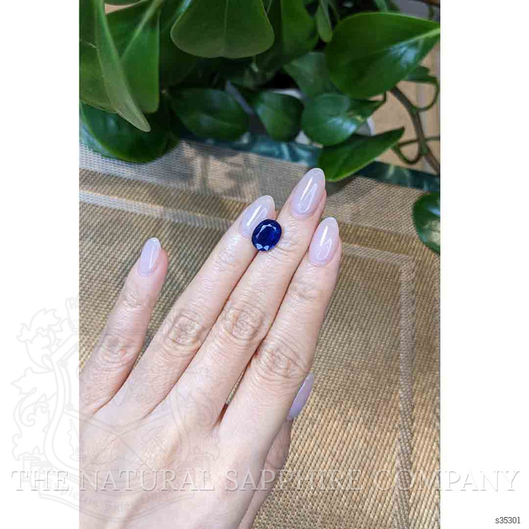 4.21 Ct. Blue Sapphire from Thailand