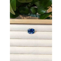7.92 Ct. Greenish Blue Sapphire from Thailand Life Style