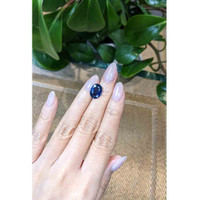 5.07 Ct. Blue Sapphire from Thailand Life Style