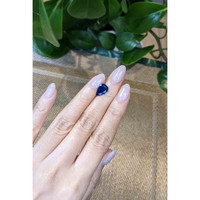 2.85 Ct. Blue Sapphire from Thailand Life Style
