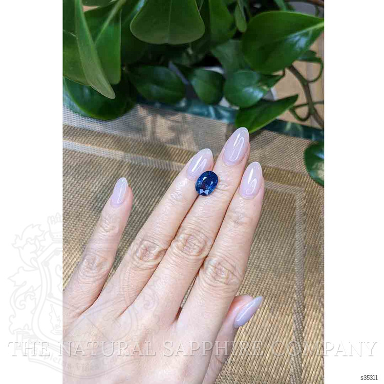 4.10 Ct. Blue Sapphire from Thailand