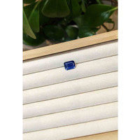 3.86 Ct. Blue Sapphire from Thailand Life Style