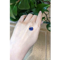 4.41 Ct. Blue Sapphire from Thailand Life Style