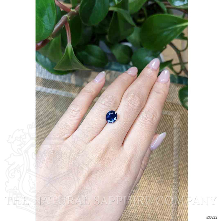 3.16 Ct. Blue Sapphire from Thailand