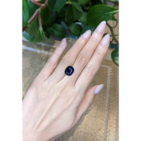 6.02 Ct. Blue Sapphire from Madagascar Life Style