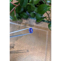 5.01 Ct. Blue Sapphire from Madagascar Life Style