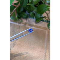 3.64 Ct. Blue Sapphire from Madagascar Life Style