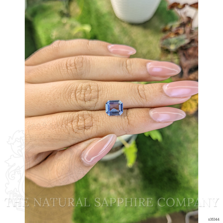 2.08 Ct. Blue Sapphire from Ceylon (Sri Lanka)