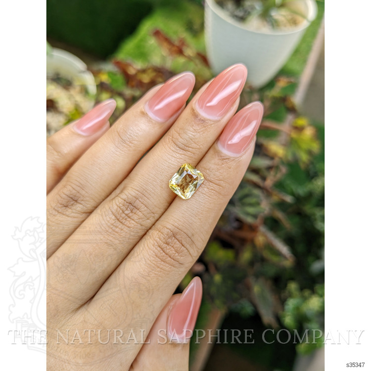 3.43 Ct. Yellow Sapphire from Ceylon (Sri Lanka)