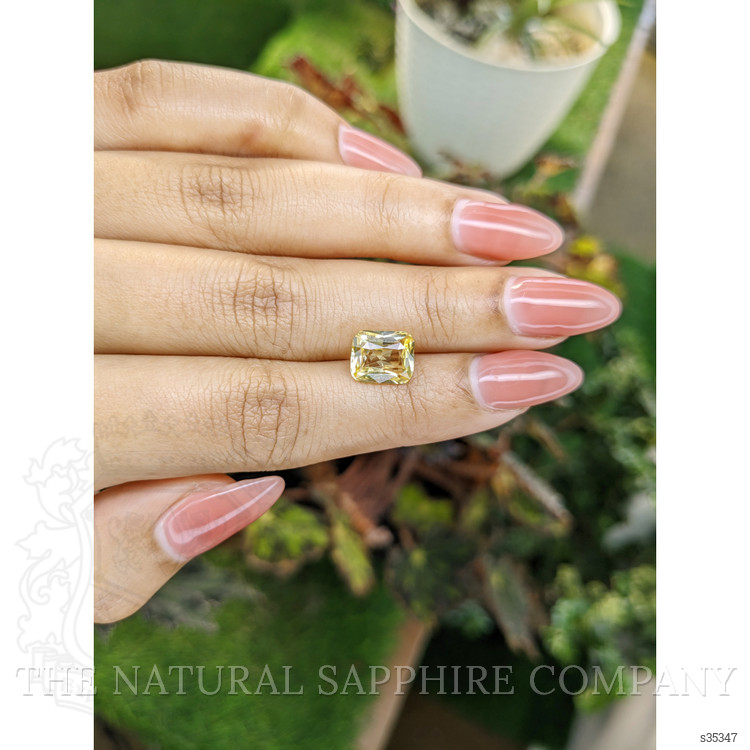 3.43 Ct. Yellow Sapphire from Ceylon (Sri Lanka)