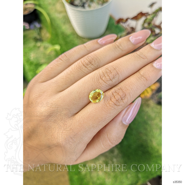 2.65 Ct. Yellow Sapphire from Ceylon (Sri Lanka)