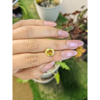 2.65 Ct. Yellow Sapphire from Ceylon (Sri Lanka) Life Style