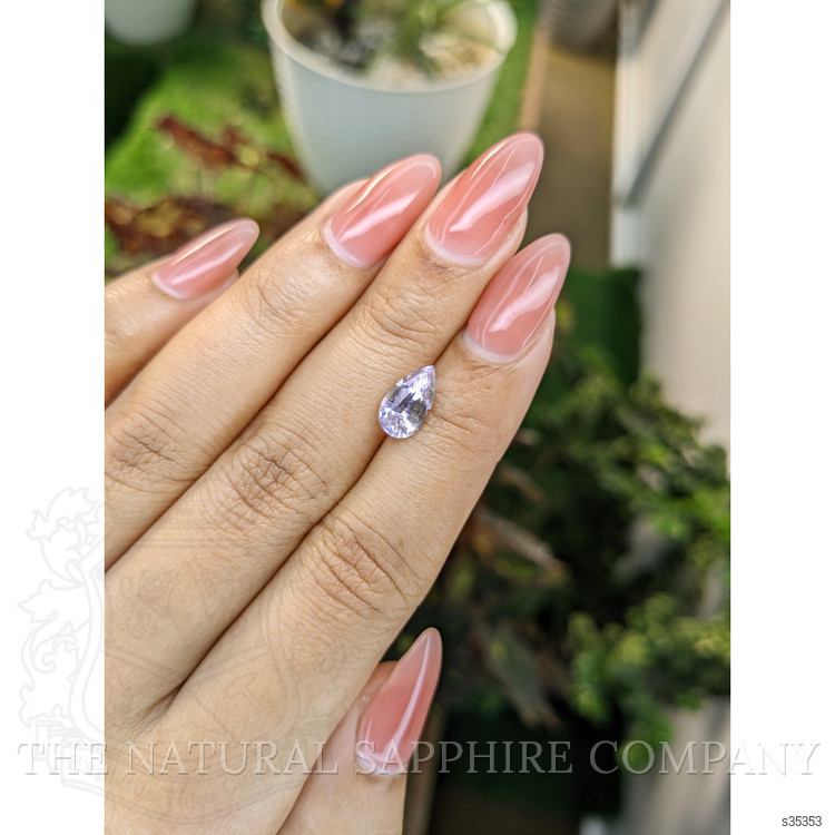 1.87 Ct. Violet Sapphire from Ceylon (Sri Lanka)