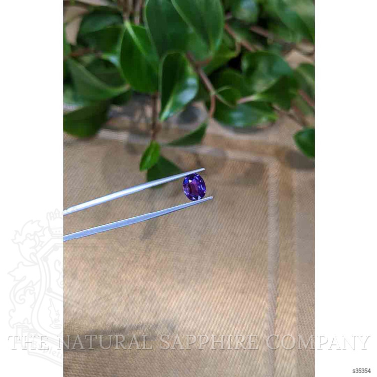 2.12 Ct. Purple Sapphire from Ceylon (Sri Lanka)