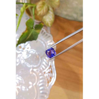 3.69 Ct. Bluish Purple Sapphire from Ceylon (Sri Lanka) Life Style