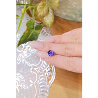 3.13 Ct. Purple Sapphire from Ceylon (Sri Lanka) Life Style