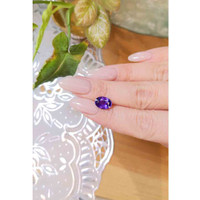 3.02 Ct. Purple Sapphire from Ceylon (Sri Lanka) Life Style