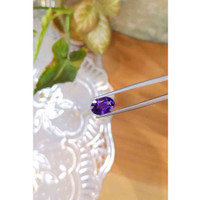 3.02 Ct. Purple Sapphire from Ceylon (Sri Lanka) Life Style