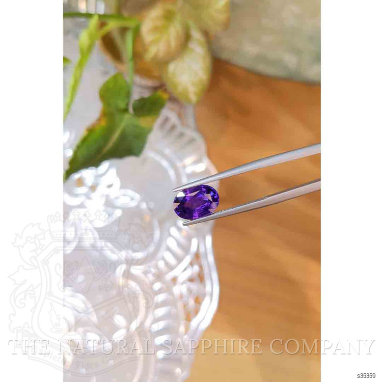 3.02 Ct. Purple Sapphire from Ceylon (Sri Lanka)