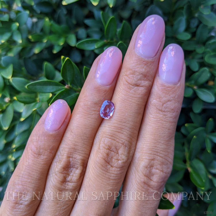 1.06 Ct. Purplish Pink Sapphire from Ceylon (Sri Lanka)