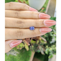 1.30 Ct. Violet Sapphire from Ceylon (Sri Lanka) Life Style