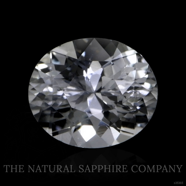 1.14 Ct. White Sapphire from Ceylon (Sri Lanka)