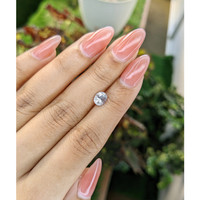 1.14 Ct. White Sapphire from Ceylon (Sri Lanka) Life Style