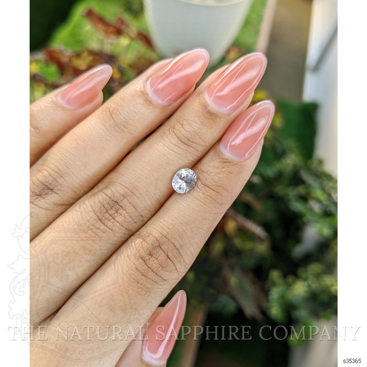 1.14 Ct. White Sapphire from Ceylon (Sri Lanka)