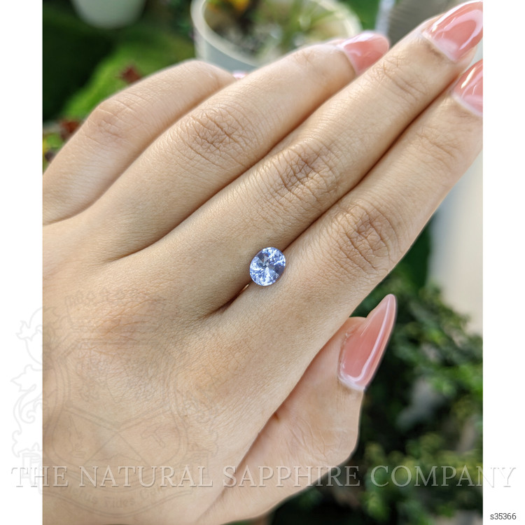 1.35 Ct. Blue Sapphire from Ceylon (Sri Lanka)