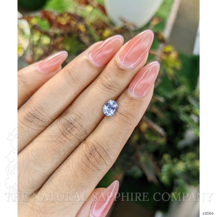 1.35 Ct. Blue Sapphire from Ceylon (Sri Lanka)