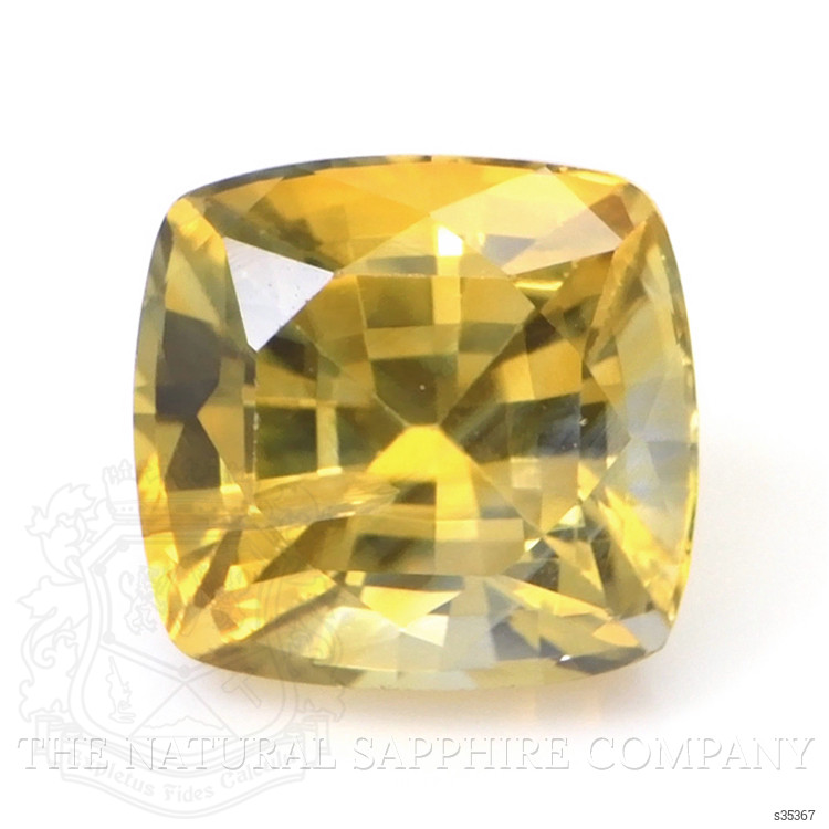 1.54 Ct. Orangish Yellow Sapphire from Ceylon (Sri Lanka)
